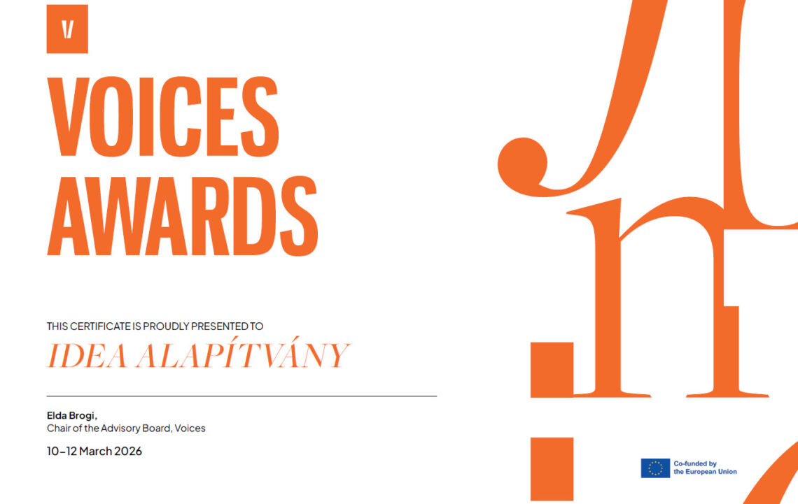 voices awards idea alapítvány